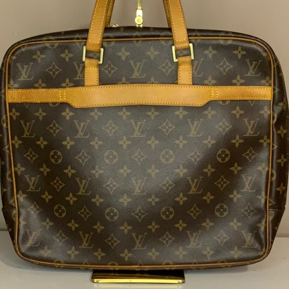 Louis Vuitton Porte Documents Top Handle Briefcase in Monogram Canvas 14" x 13" - Picture 3 of 15
